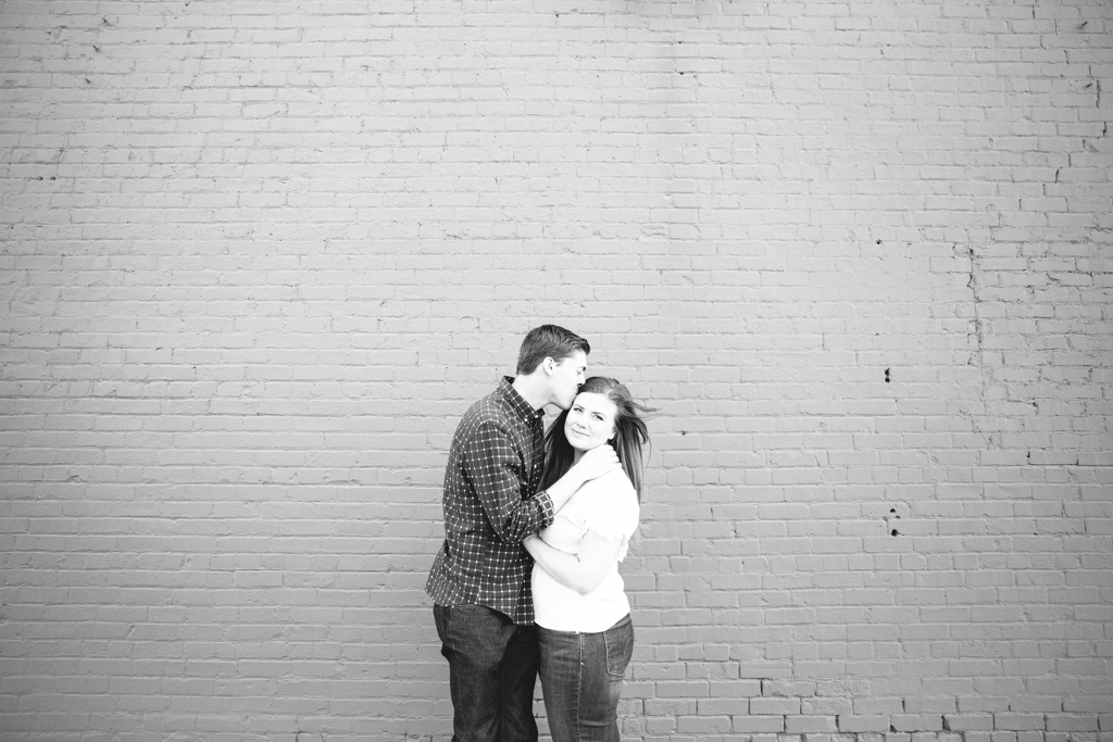 elsa jensen, elsa creates, elsa, jensen, creates, utah photographer, engagements, utah engagements, greenhouse engagements, greenhouse, salt lake city, city engagements, anna and zac, love, brick wall photo, 