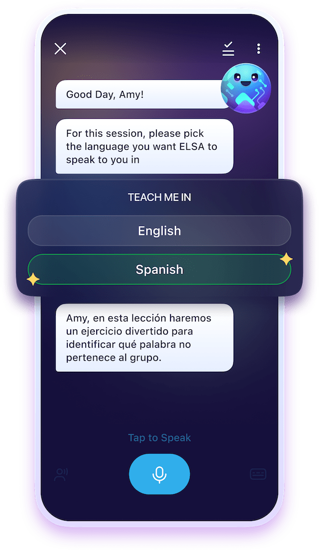 Bilingual AI tutor