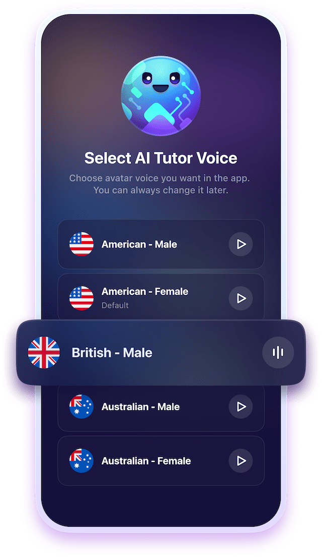 Choose Your Accent and Speaking Style