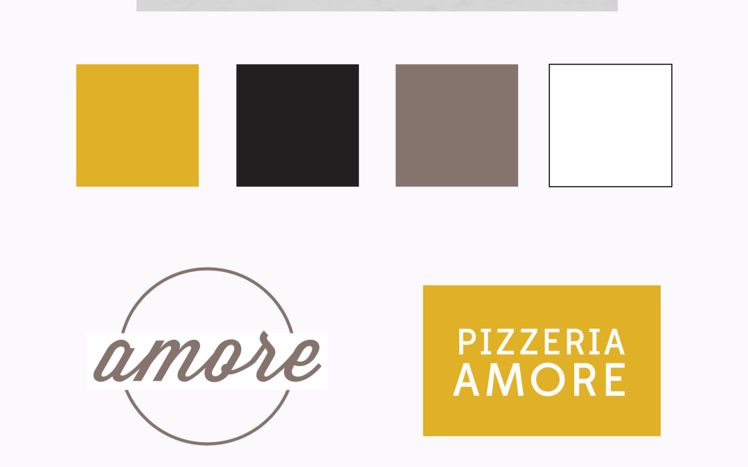 Pizzeria Amore Logo Design Inspiration